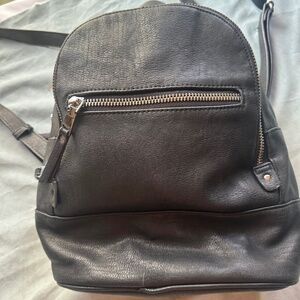 Leather backpack/carryall/purse